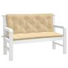 VidaXL Set of 2 Garden Bench Cushions, Balcony Pillows, Seat Cushions Patio Gardening Terrace Outdoor, 4002600