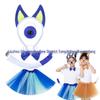 Blue Dog Ears Headband: Cute Animal Costume for Kids' Halloween Fun
