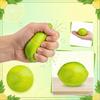 Lemon Shaped Sensory Toy Novelty Realistic Lemon Textured Soft Elastic Funny Toy Daily Adult Teen Stress Relief Accessory