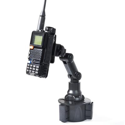 TWAYRDIO Autoradio Getränkehalter für mit Gürtel Einfach Kompatibel mit und Yaesu Halter, 3-in-1 Halter/Becher Funkgeräte, Clip, Installation, Icom, Kenwood,