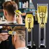 Hatteker Professional Hair Trimmer 2pc Set for Men Electric Shaver Beard & Hair Clipper Rechargeable Haircut Machine for Barber Salon Home