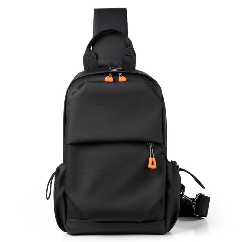 Breast Bag Men'S Crossbody Shoulder Backpack Boys Bag Small Bag Fashion Multi-Functional Diagonal Shoulder Bag Casual Chest Bag