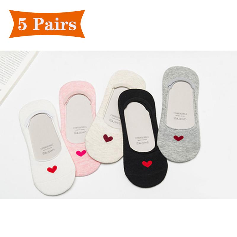 

5 пар женских невидимых дышащих носков-лодочек, тонкие сетчатые кружевные однотонные нескользящие короткие носки из хлопка для модного комфорта