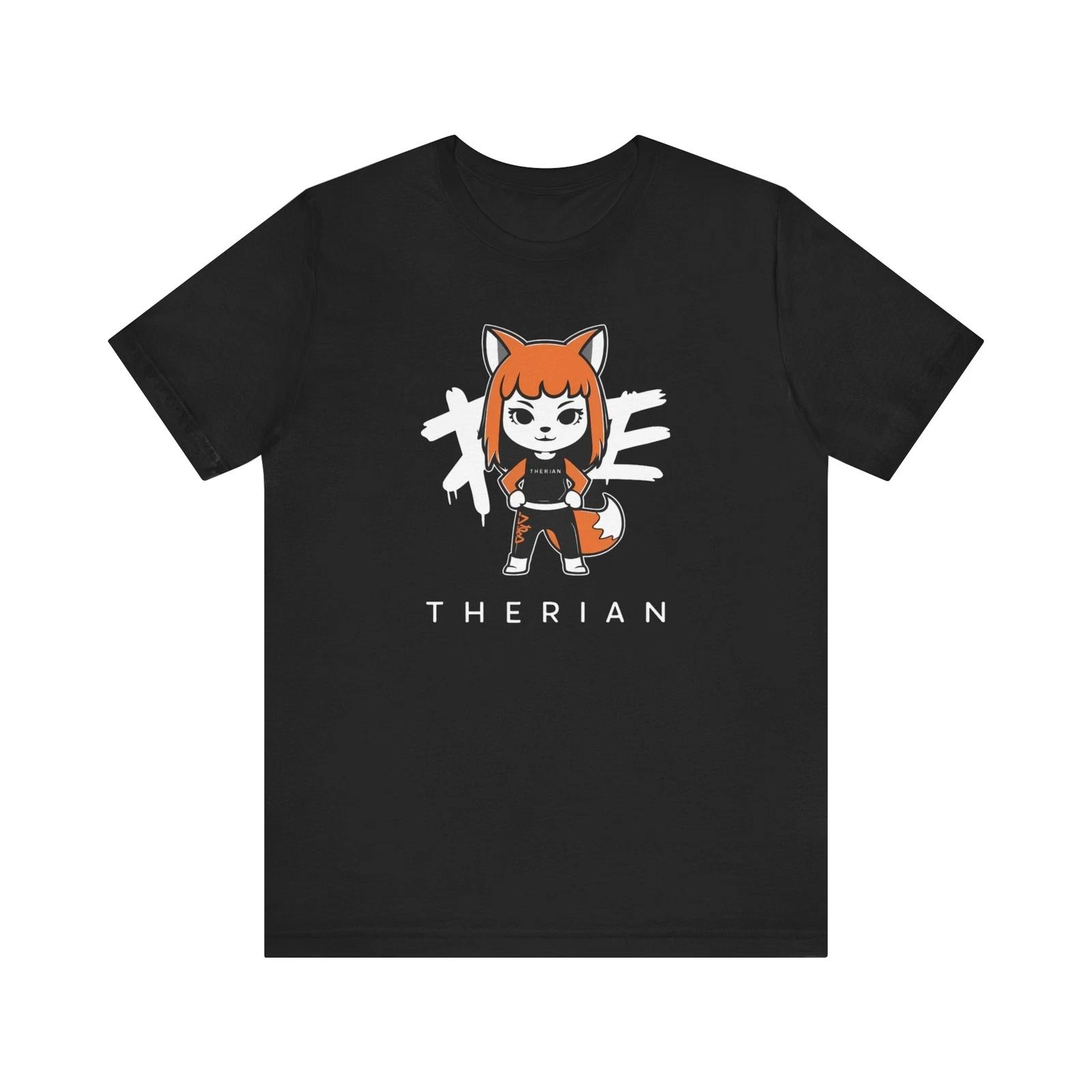 Chibi Fox Therian Shirt Perfect Gift for Foxtherian Apparel for Otherkin L