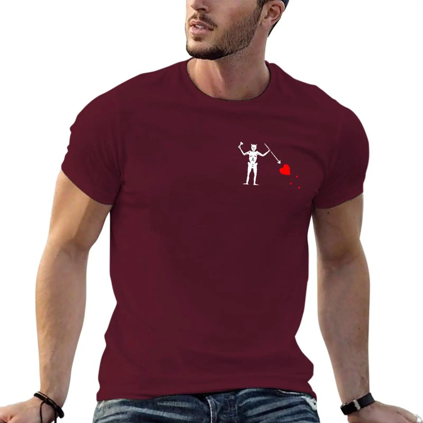 

Blackbeard Flag T-Shirt oversized summer top heavy weight t shirts for men S