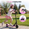 K4 Kinder Elektroroller 130W 2,6Ah 6'' Räder Bluetooth Lautsprecher Faltbar & Höhenverstellbar 3 Geschwindigkeiten 7-8KM Reichweite Elektroroller für Kinder