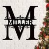 Custom Iron Nameplate - Personalized Outdoor Letter Sign, Outdoor/Indoor Wall Art Decoration, Presents for Weddings/Housewarming