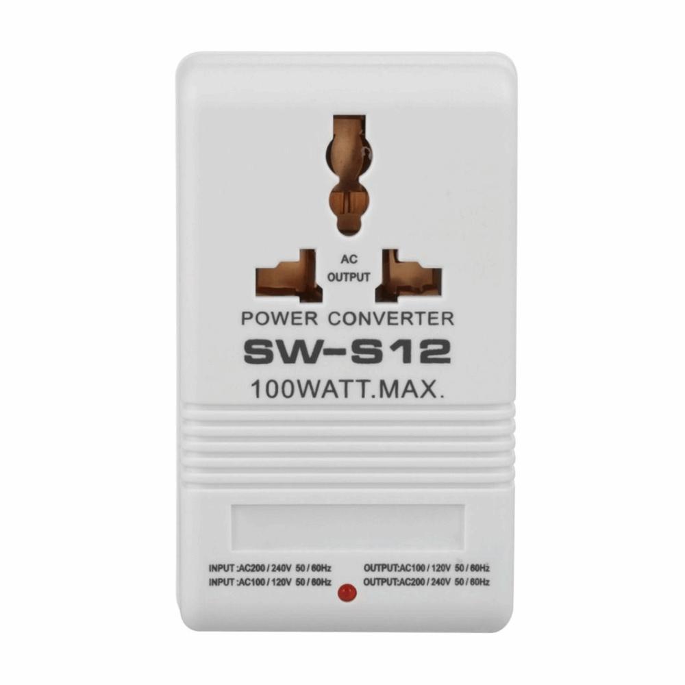 100W Power Voltage Transformer Two-Way Conversion Power Converter  RV Camping