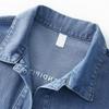Plus Size Women's Denim Vest with Large Pockets for Spring/Fall