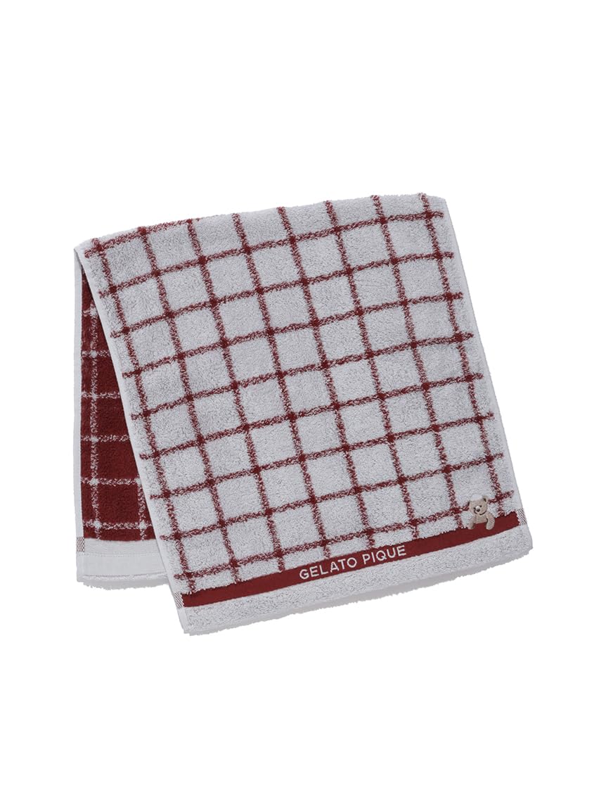

Gelato Pique Bear Face Towel PWGG254553 Red F Women s
