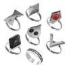 7 Stück Fingerring-Schmuckstücke Geschenk für zweidimensionale Fans Miniatur-Sammlungen