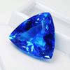 Natural Blue Tanzanite Loose Gemstone Trillion Shape 9.30 Ct for Jewelry Making and Gem Collections