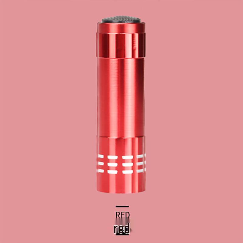 Mini 9-LED UV Flashlight for Banknote Detection & Nail Art Curing