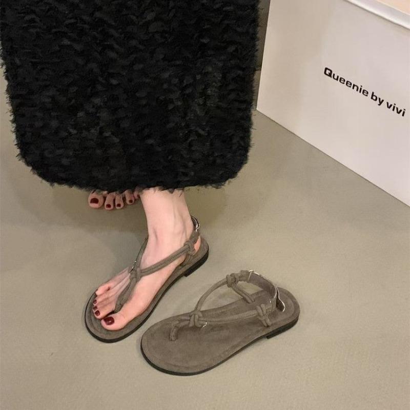 Новый стиль плоские сандалии женские мягкая подошва удобные и легкие сандалии на мягкой подошве женские слипоны zapatos mujer 35 серый