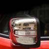 For Jeep Renegade 2016 2017 2018   Car ABS Chrome Stick Rear View Rearview Side Glass Mirror Cover Trim Frame