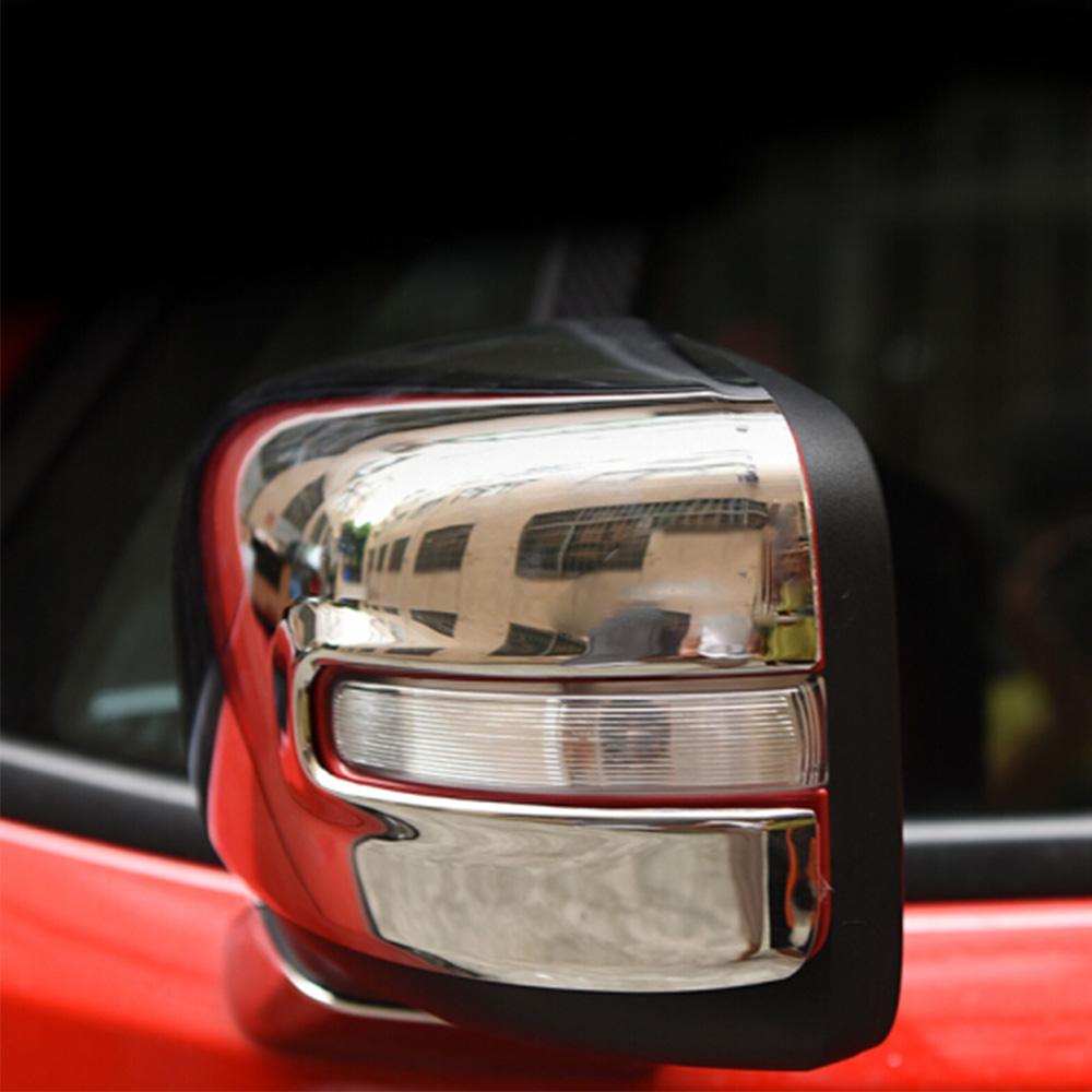 For Jeep Renegade 2016 2017 2018   Car ABS Chrome Stick Rear View Rearview Side Glass Mirror Cover Trim Frame