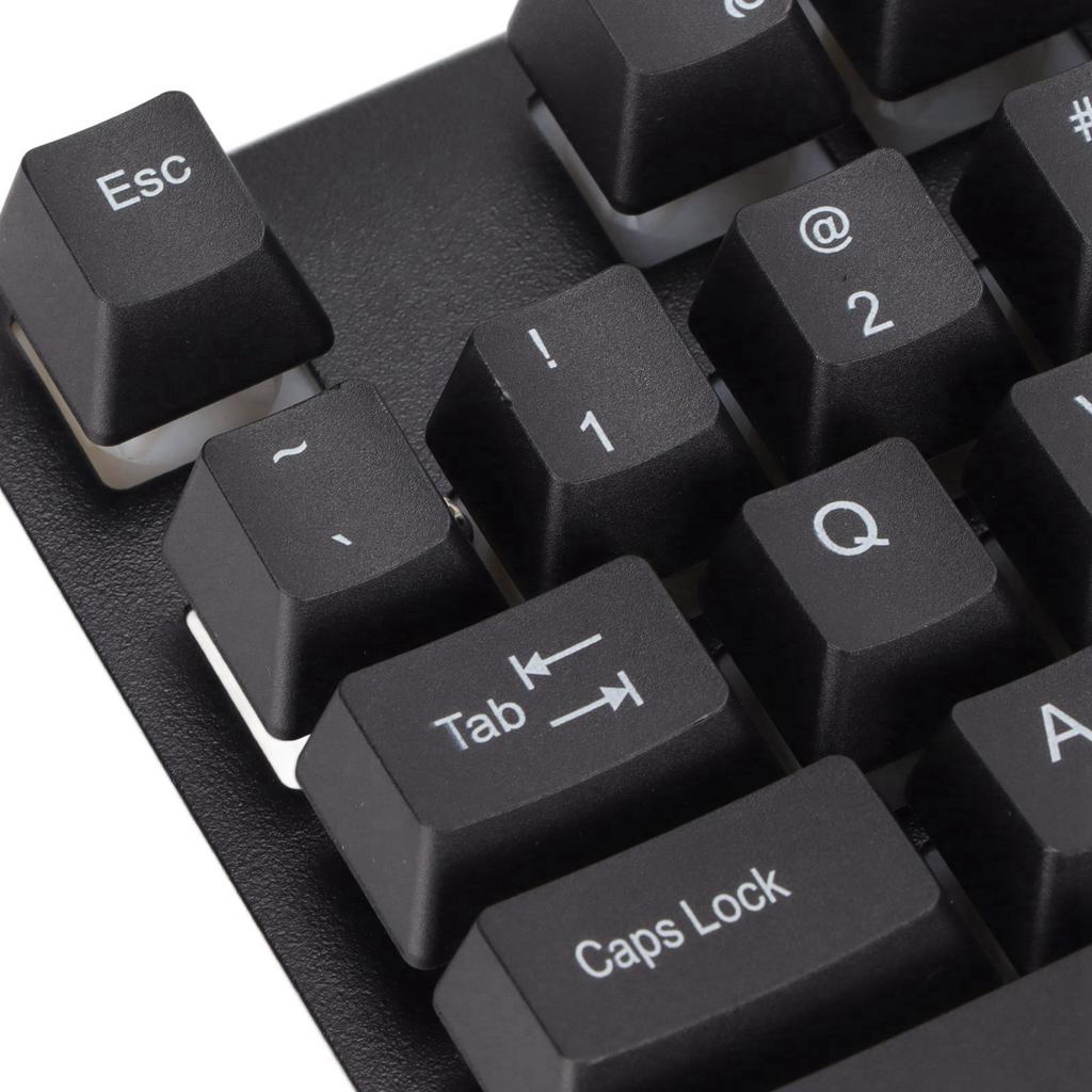 RGB Wired Keyboard with Wrist Rest 104 Keys Clr Characters Good Resilience Mechanical Feel Keyboard for   Gaming