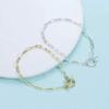 Oval Link Chain Bracelet with OT Clasp in Stainless Steel - European and American Style
