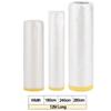 Disposable Cuttable Dust Film Self-adhesive Dustproof Film Car Paint Masking Tape For Furniture Dust Protection-12m Length