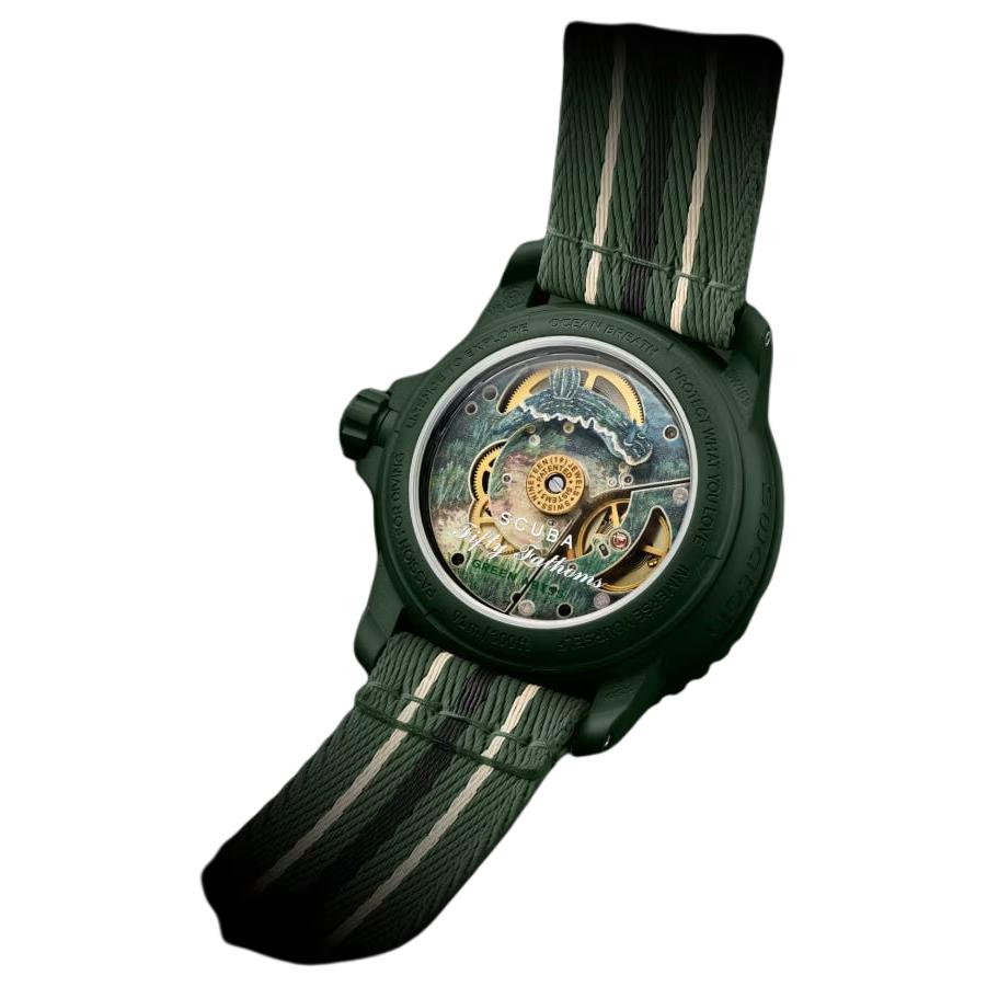 Swatch BLANCPAIN Collezione Anniversario 50° Collaborazione Movimento Meccanico Automatico Orologi da Uomo Orologio SO35G100
