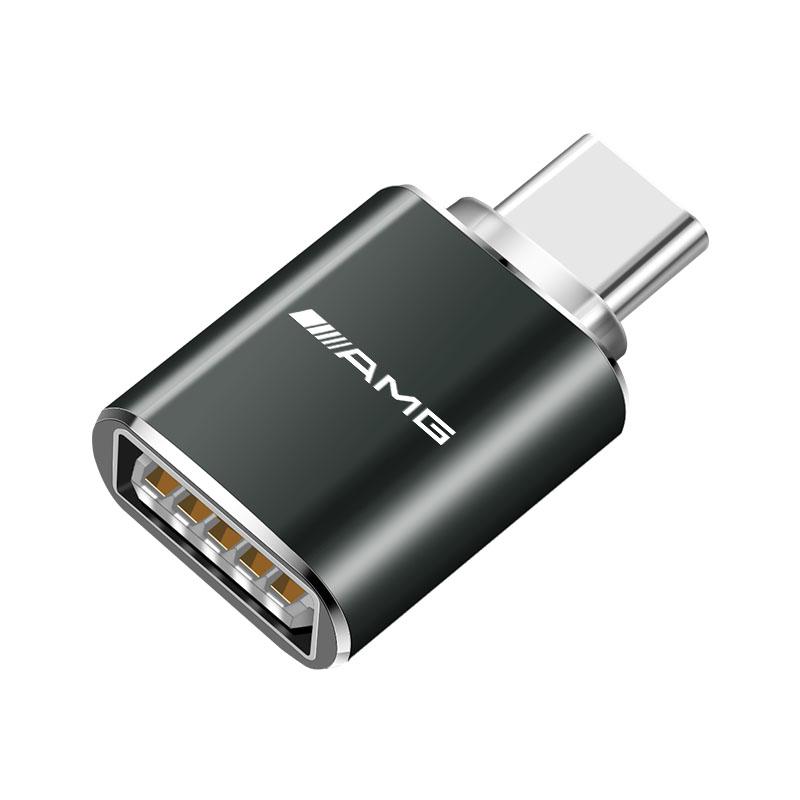 For Mercedes Benz AMG A B C E G CLA W211 W203 W204 C260 E300L A200L Type-C To USB Adapter Car Fast Charging Cable Converters
