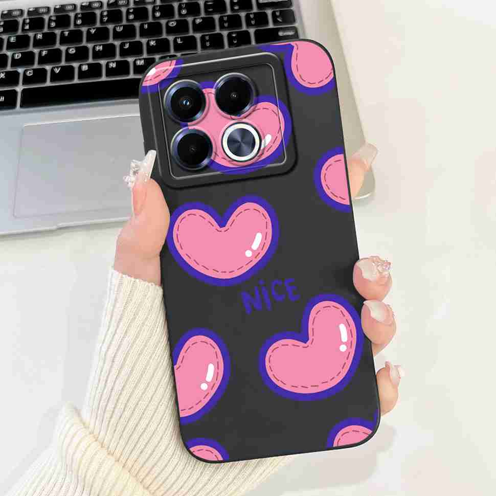 For Infinix Note 40 40X 5G Casing Lucky Girl Soft Silicone Case For Infinix Note 40 X  Note40 40X Pro 40Pro 5G Back Covers