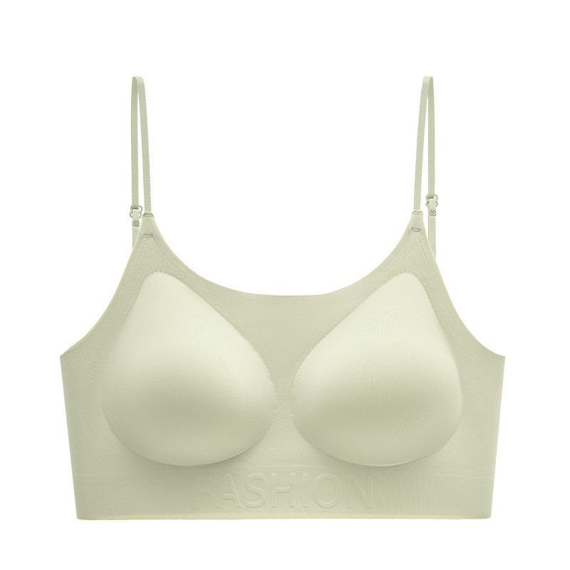 Women Invisible U Back Push Up Seamless Low Back Bra For Small Chest