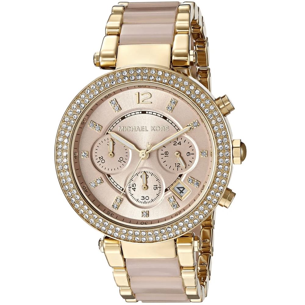 Michael Kors MK6326 Parker Pink Dial Ladies Watch