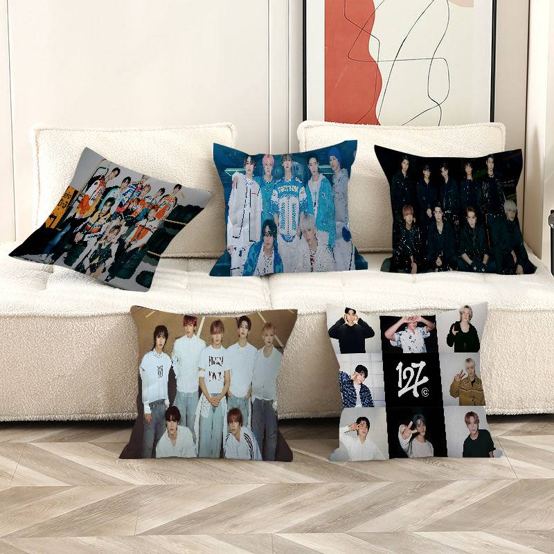 Kpop Style N-Nct 127 Cushion Cover Pillow Cover Decor Pillowcase Printed Cushion Case For Couch