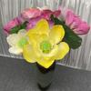 Artificial Lotus Flower Decor With Soft Silicone For Home Water Pool Waterfall Scene
