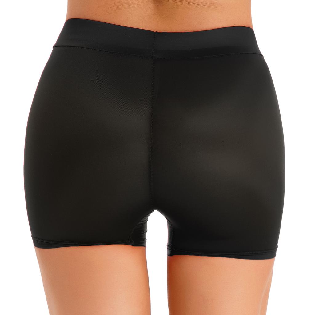 Damen-Shorts mit niedrigem Bund, kurze Unterwäsche, Nachtwäsche, durchsichtige Hot-Shorts