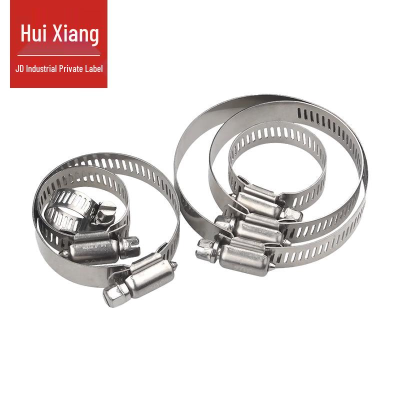Huixiang 304 Stainless Steel Hose Clamp with 12mm Band