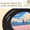 360-Degree Rotation Self-adhesive Cat Scratching Pad Scratch Resistant Cat Scratch Mat  Indoor