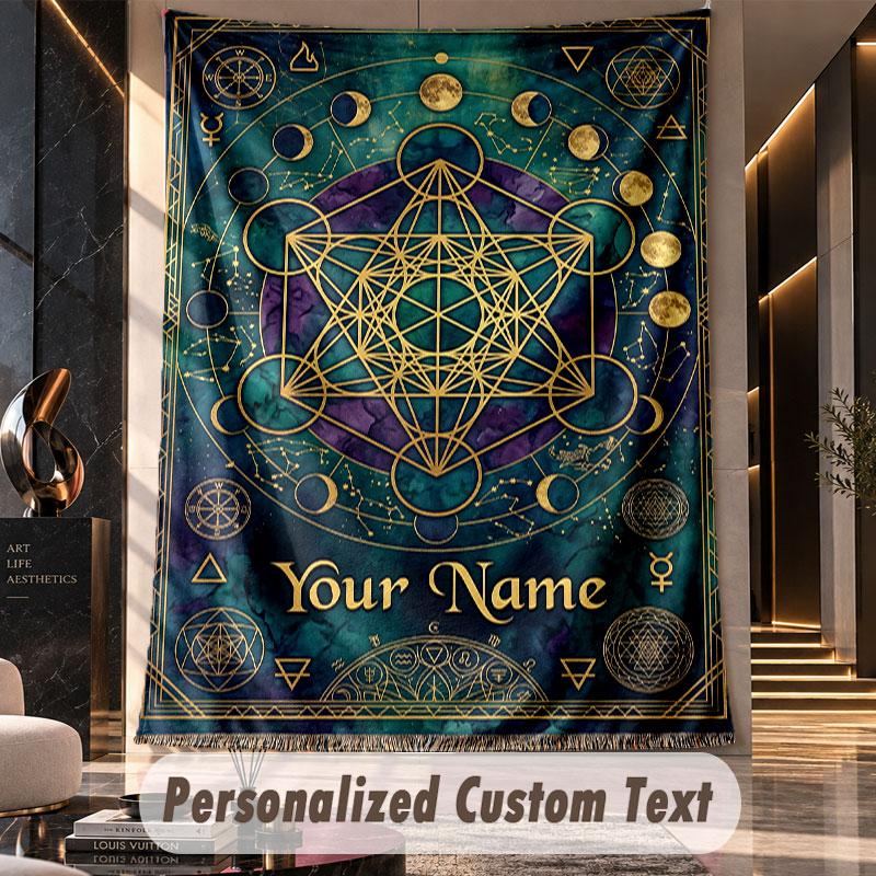 Mandala (19) Theme Custom Tapestry Personalized Custom Name Text Wall Hanging Tapestry Home Decor Background Cloth