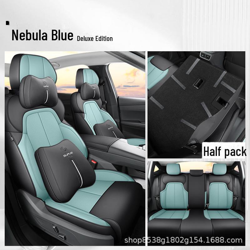 Changan Dark Blue SL03 Full Surround Universal Car Seat Cushion for All Seasons