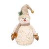 Schneemann-Puppe, Plüsch, Kiefer, eleganter Stil, Dekor, niedliche Form, erhöhte Feiertags-Party-Stimmung, weiße Geschenke, Weihnachten für die Haushaltsdekoration