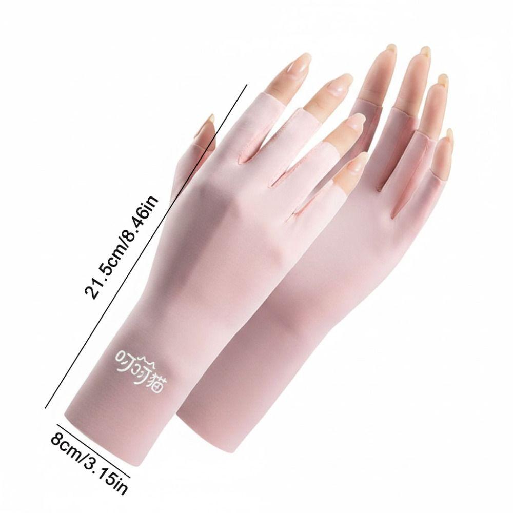 Nail Uv Protection Nail Painting Gloves Protect Finger Skin Drive Gloves For Led Lamp