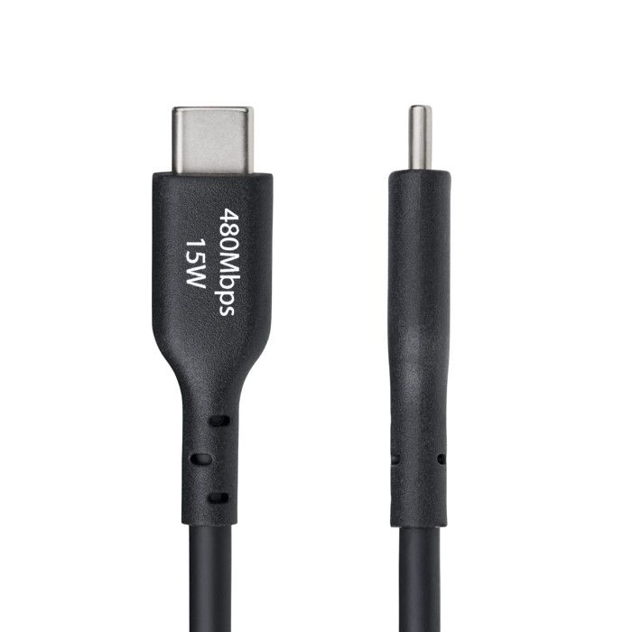 StarTech.Com Cablu USB-A la USB-C 3m Încărcare Rapidă 3A USB 2.0 TPE Negru