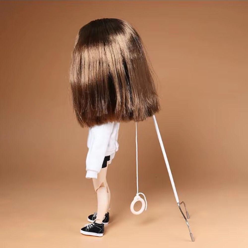 Stainless Steel Doll Holder Anti-slip Figurines Invisible Holder for Blythe Dolls Doll Accessories