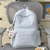 Schoolbag New Ins Wind Small Fresh White Bag Leisure Campus Primary School Students Light Simple Large Capacity Backpack