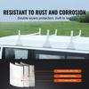 Van Roof Ladder Rack, 3 Bar Alloy Steel Ladder Racks with Ladder Stoppers, 340 Kg Capacity, Adjustable Roof Racks for Full-size Vans with Rain