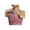 Nike Logo Print Medium Support Padded Asymmetric Sports Bra Women Underwear Pink DQ5243-667
