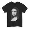 Mona Lisa T-Shirt: Schwarz-Weiß Renaissance Kunst T-Shirt