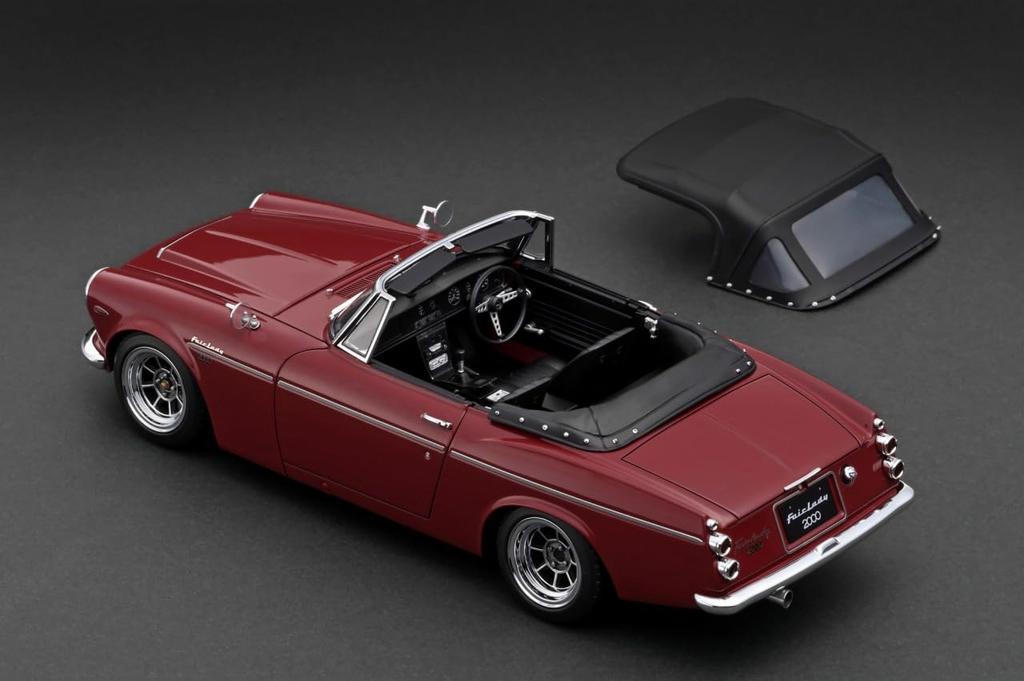 ignition model Datsun Fairlady 2000 WineRed finished product 1/18 (SR311)