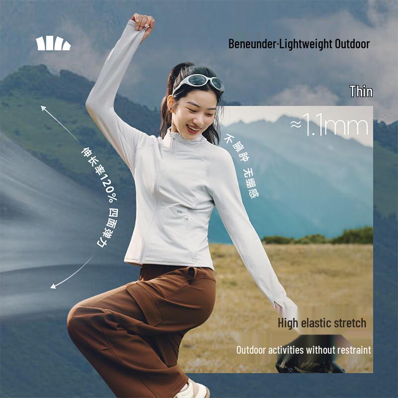 beneunder Women's Outdoor Windproof Warm Microfleece Stand-Collar Jacket PM127