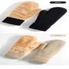 New Knitted Gloves Winter Double Layer Velvet Thickened Warm Cover Gloves Finger Gloves
