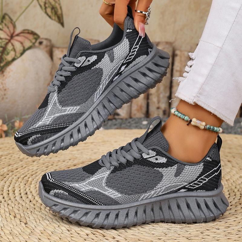 Women's Spring Fall Fashion Thick Sole Soft Sole Comfortable Casual Athletic Shoes.