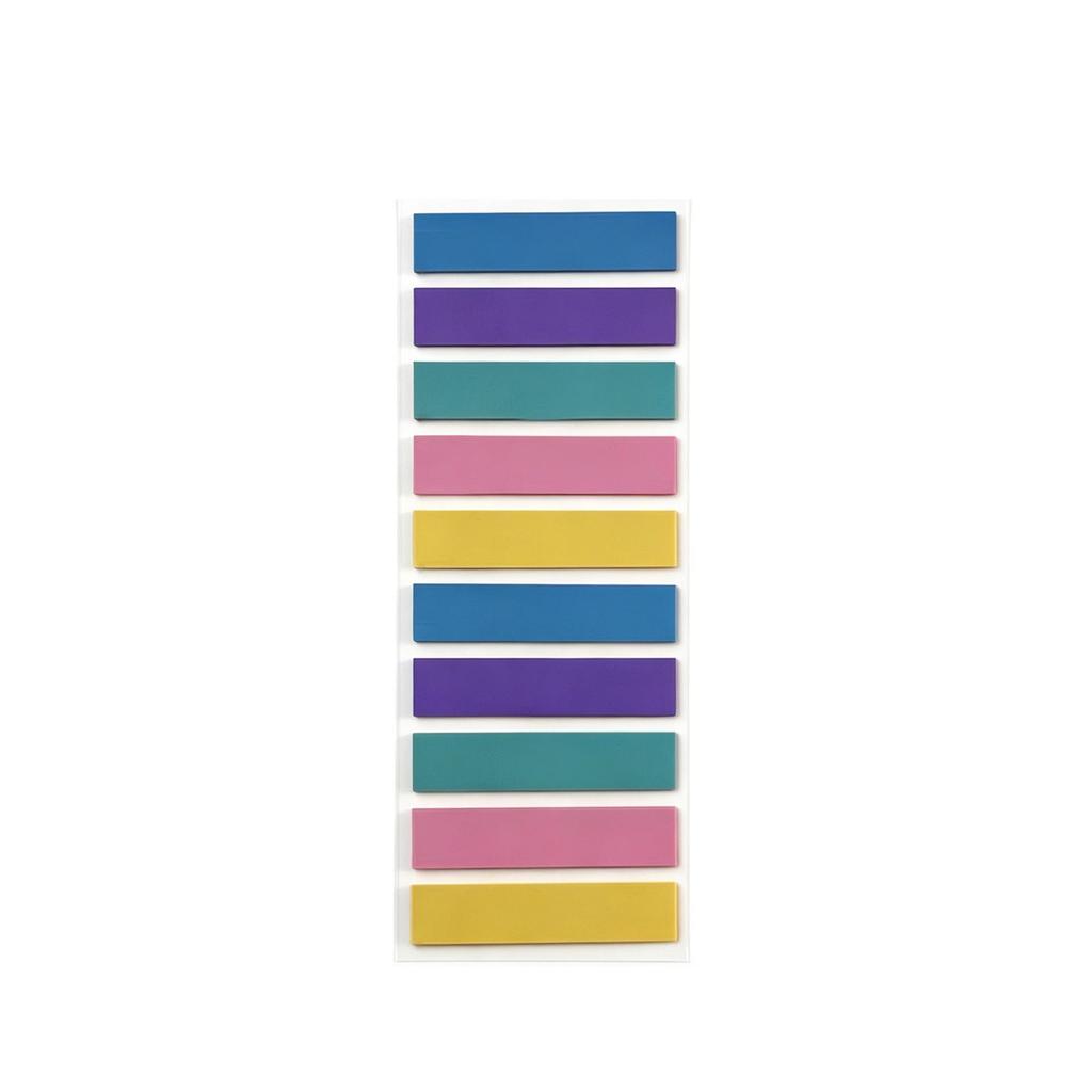 Translucent Student Key Point Marker Stickers - Fluorescent Index Labels and Sticky Notes