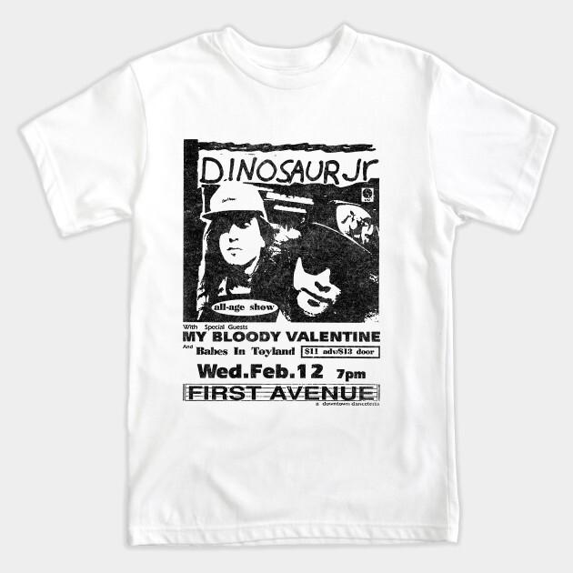 

Dinosaur Jr and My Bloody Valentine Tour White Unisex S-234XL T-Shirt Unisex T-Shirt S