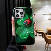 Seven-Spotted Red Ladybug Shockproof Phone Case for iPhone 17 Air 16 16E 15 Pro Max 14 Plus 13 Mini 12 Back Cover Anti Fall Fund